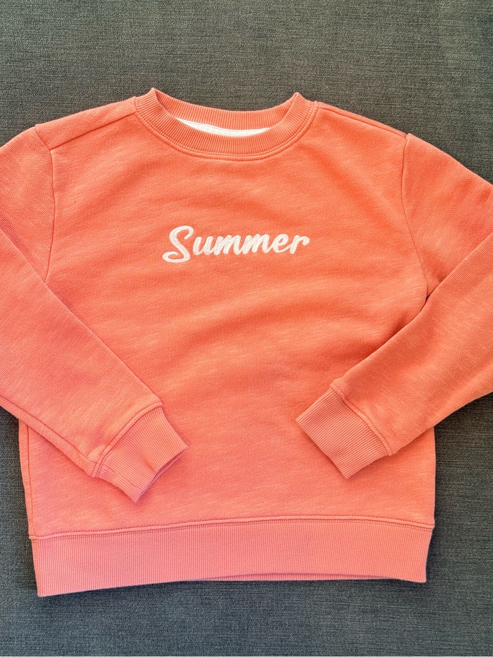 Janie and Jack Slub Summer Crewneck Sweatshirt - Size 5